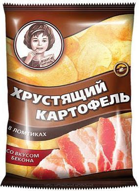 Чипсы картофельные Хрустящий картофель бекон 40 г #1