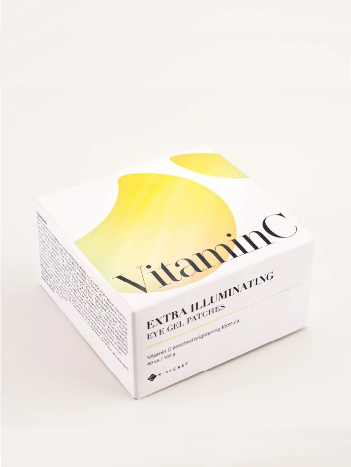 K-SECRET EXTRA ILLUMINATING EYE GEL PATCHES (VITAMIN C) - гидрогелевые ...