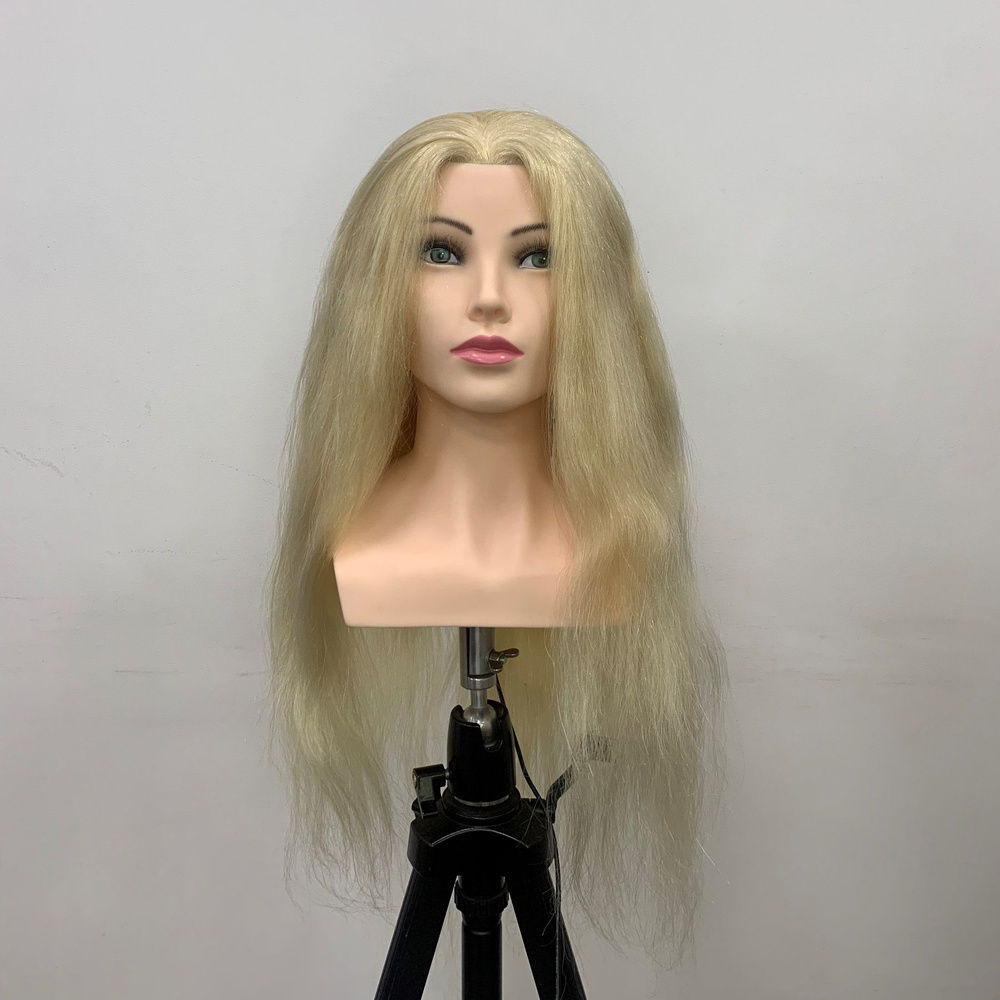 Учебная голова манекен / Болванка для причесок San Valero Бэлла / Инструмент кукла для парикмахера с #1