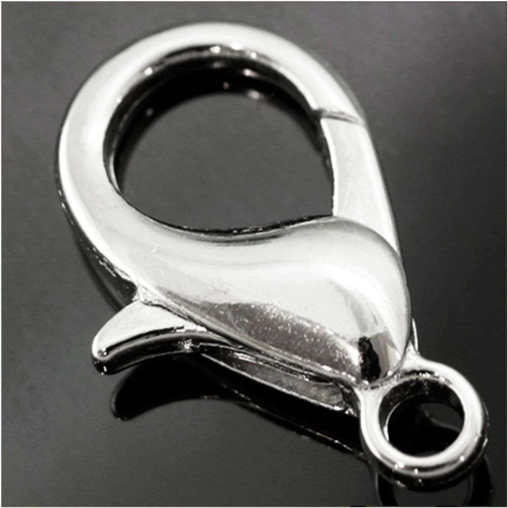 Замок карабин для бус, 10*5 мм, цвет серебро, 5 шт/упак, Astra&Craft ...