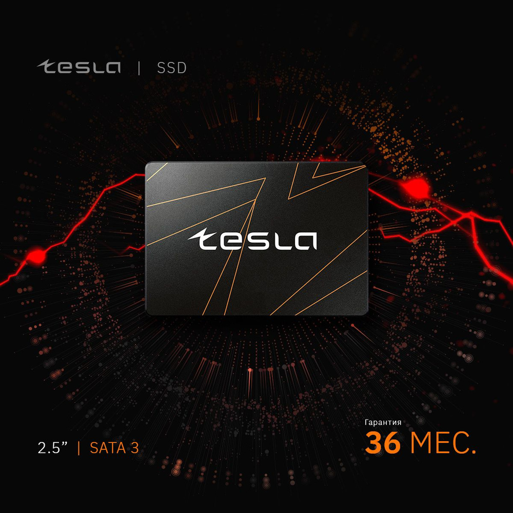 TESLA 240 ГБ Внутренний SSD-диск SATA SSD (SSDTSLA-240GS3) #1