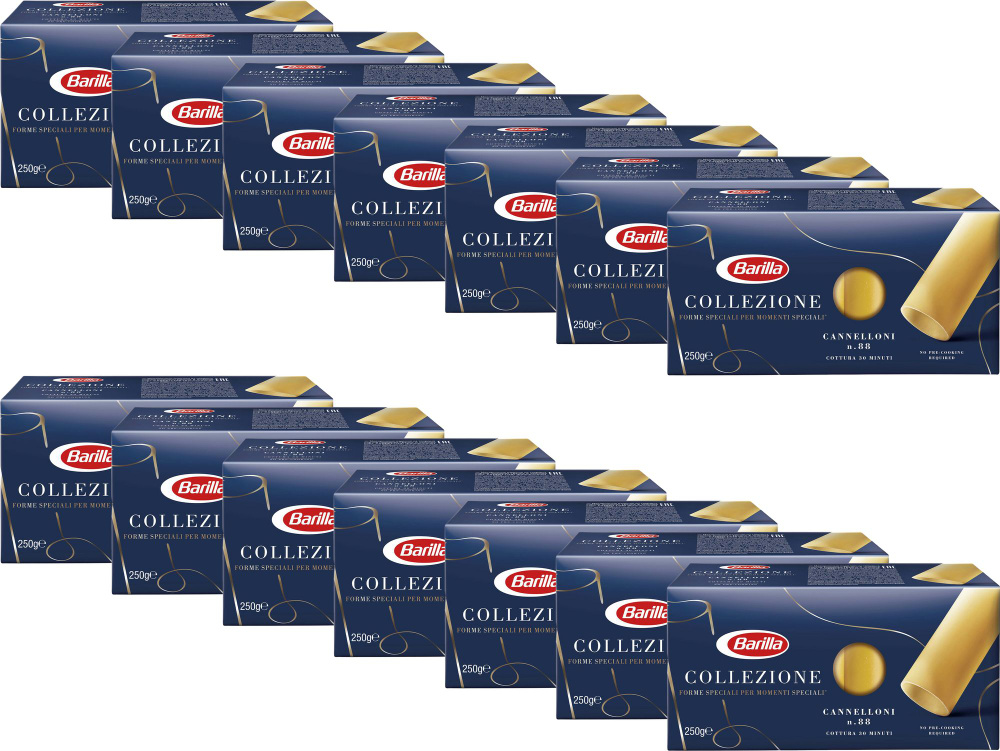 Макаронные изделия Barilla Cannelloni из твердых сортов пшеницы, комплект: 14 упаковок по 250 г  #1