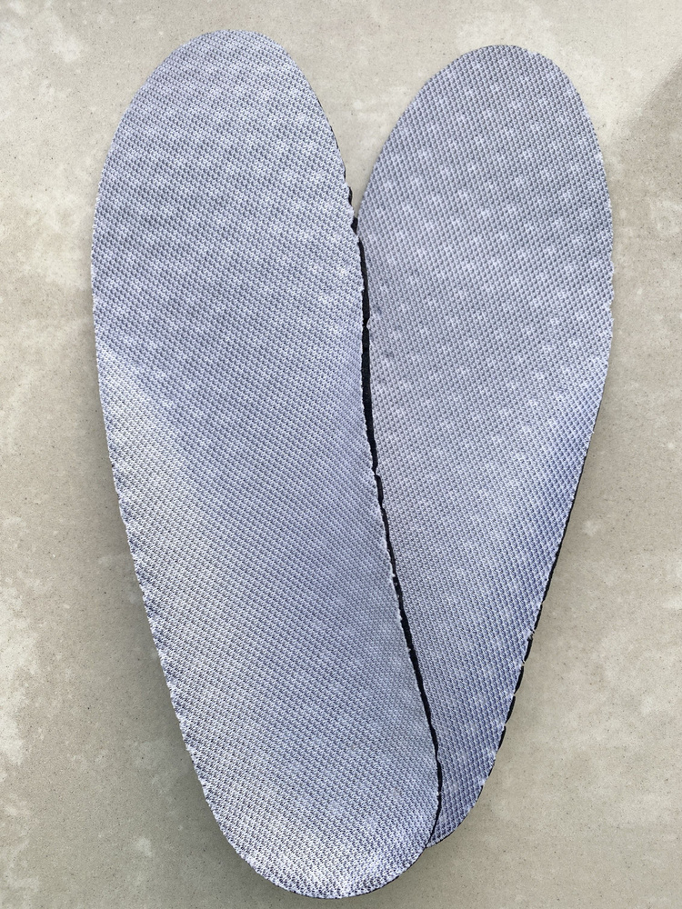 Стельки для обуви анатомичные дышащие перфорированные EVA (белые) размер 41 (1 пара)  #1