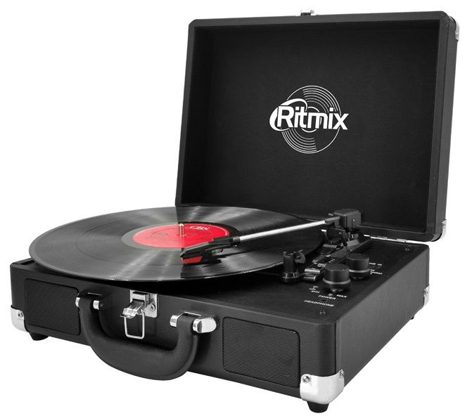 Проигрыватель виниловый Ritmix LP-120B черный #1