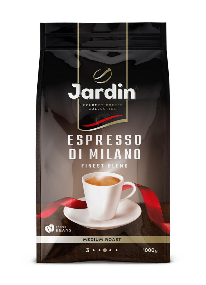 Кофе зерновой Jardin Espresso di Milano 1кг #1