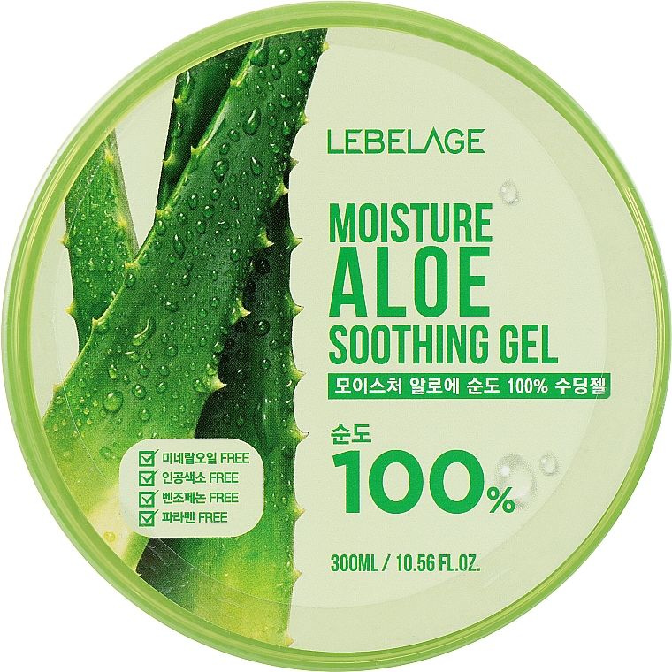 Lebelage Гель для лица и тела с экстрактом алоэ Moisture Aloe 100% Soothing Gel, 300 мл  #1