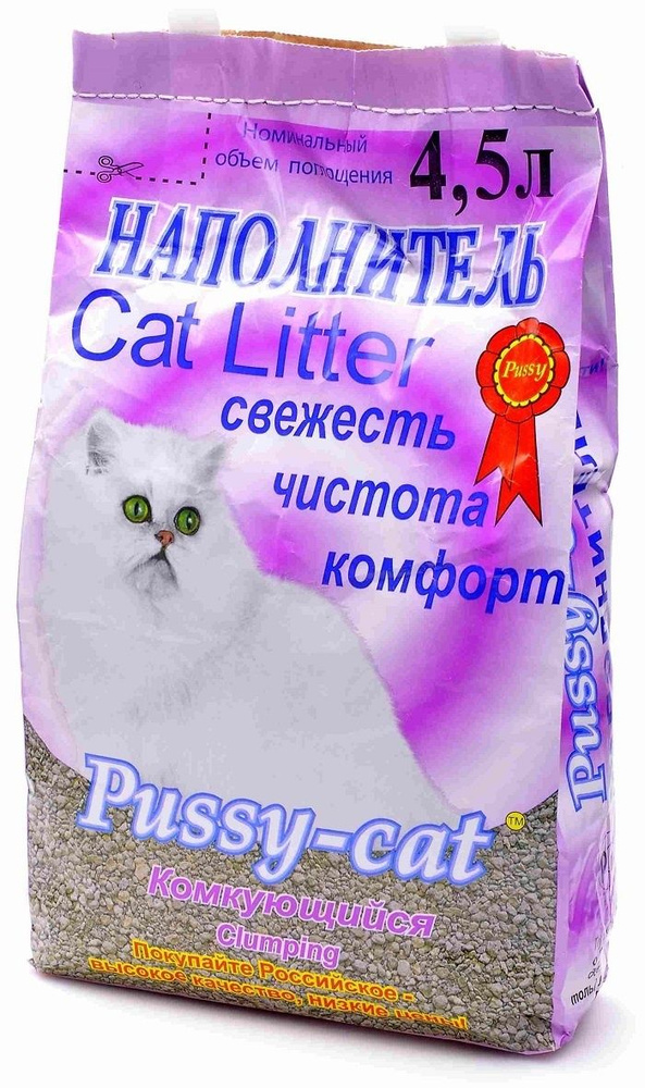 Pussy-cat Наполнитель Глиняный Впитывающий 2800г. #1