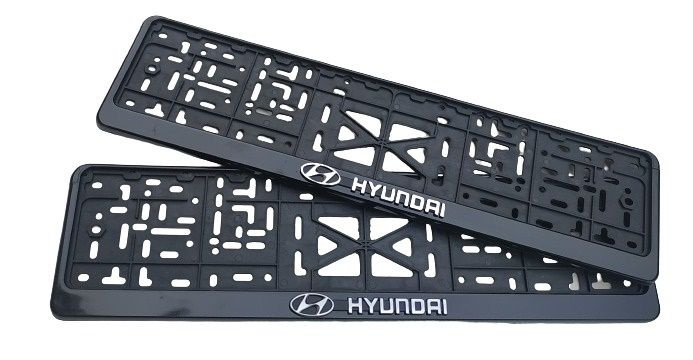 Рамка для номера Hyundai 2шт #1