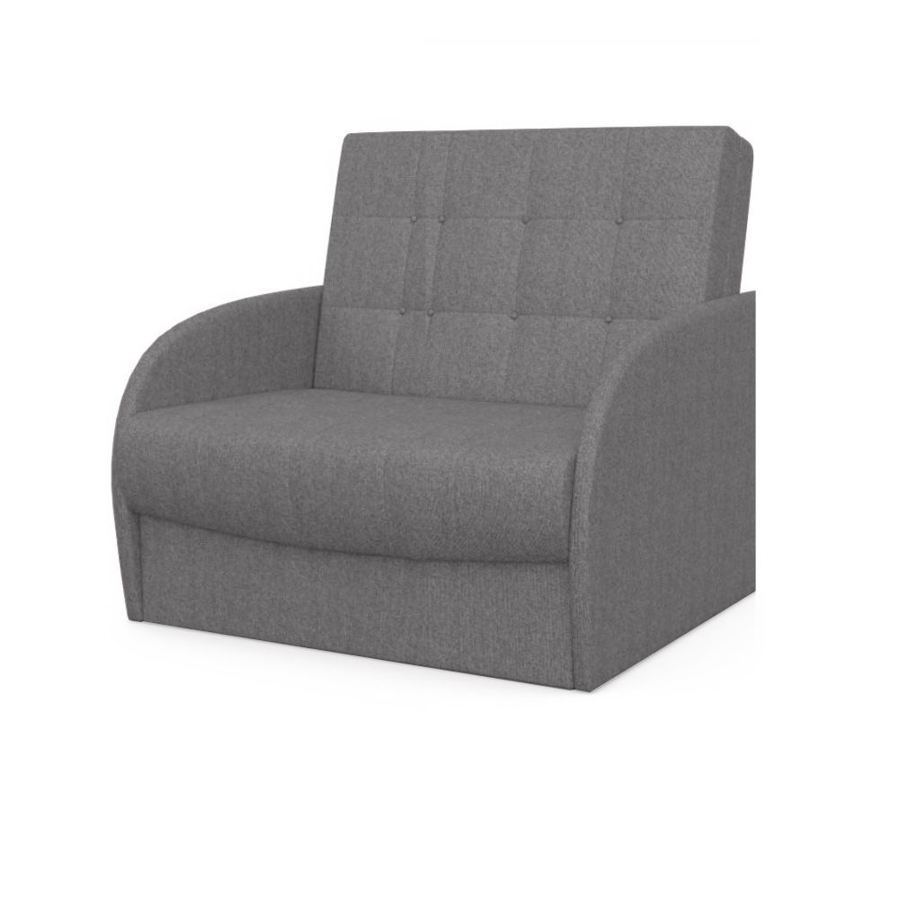 Кресло-кровать Оригинал ФОКУС- мебельная фабрика 82х93х96 см рогожка серая  #1