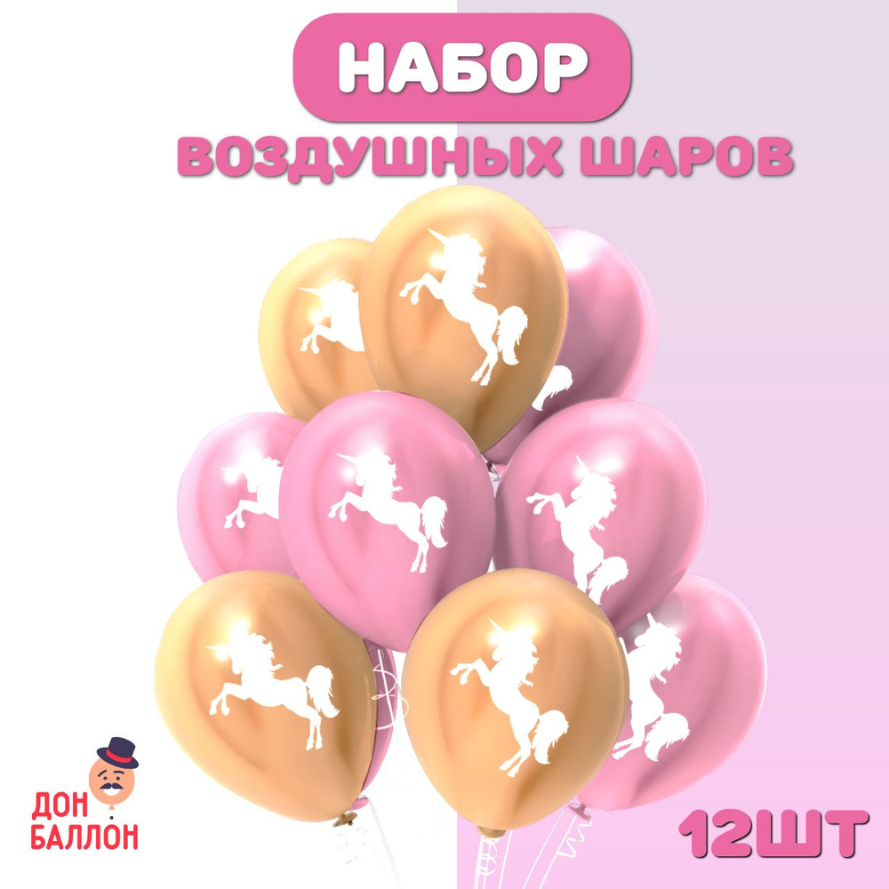 Воздушные шарики набор 25шт/ Шары воздушные с Днем Рождения  #1