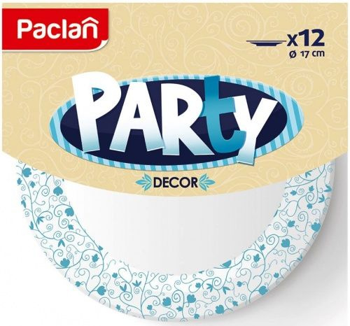 Paclan Party Decor Тарелка бумажная 170 мм (12 шт.) #1