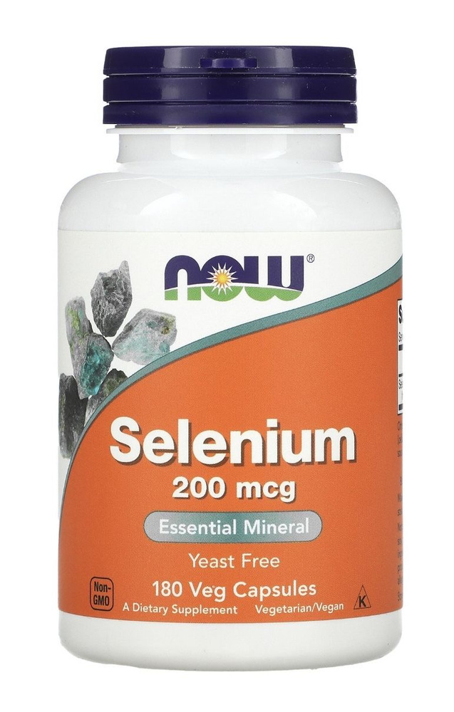 Селен нау фудс, Selenium Now Foods, 200 мг, 180 капсул #1