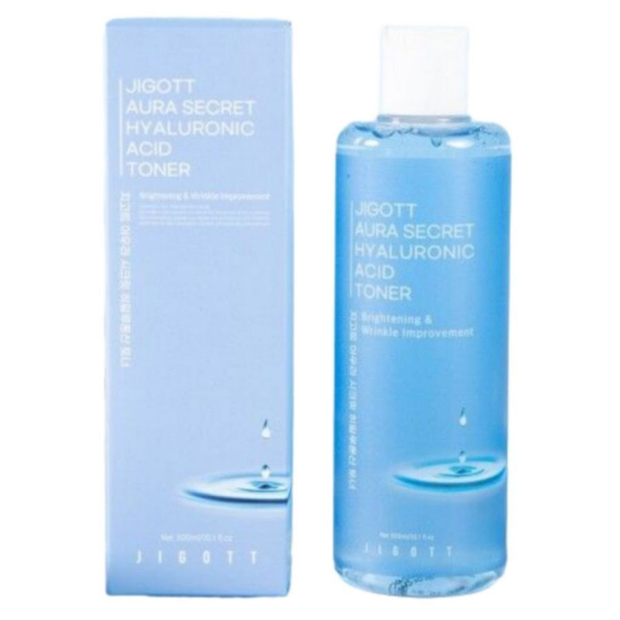 Jigott Увлажняющий тонер с гиалуроновой кислотой Aura Secret Hyaluronic Acid Toner, 300 мл  #1