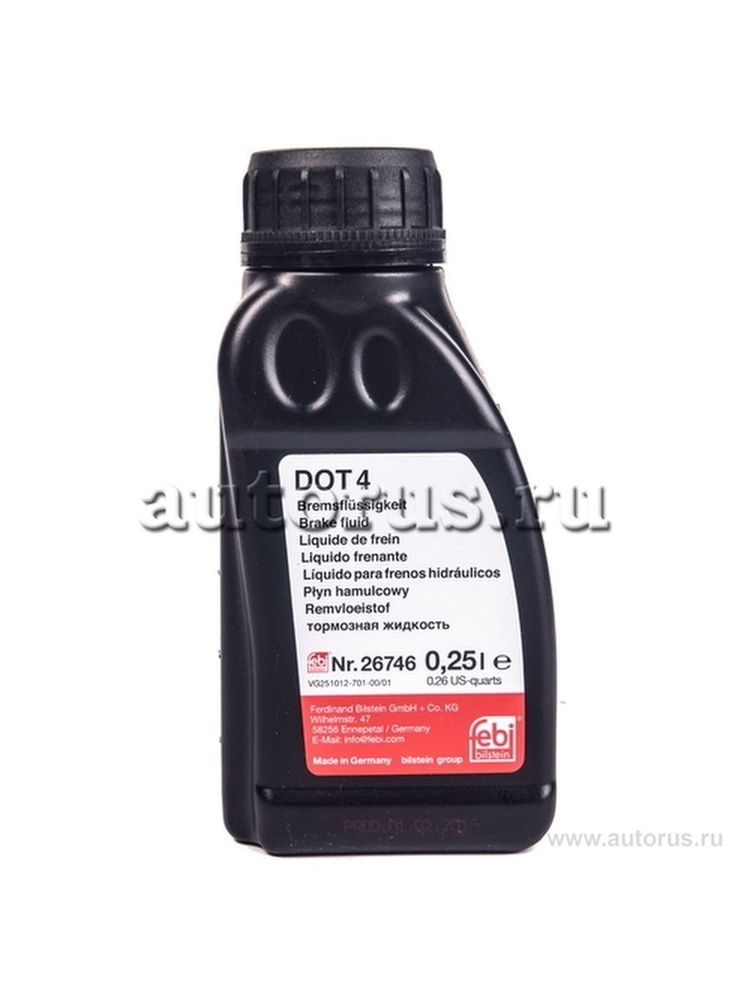 Тормозная жидкость FEBI Brake Fluid DOT4 0,25 л 26746 #1