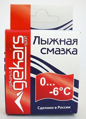 Парафин скольжения GEKARS 50 гр. (от +3 до -20С) #1