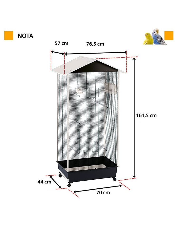 Вольер NOTA для канареек и мелких экзотических птиц #1