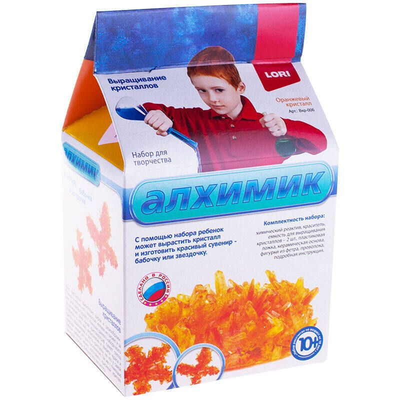 LORI Выращивание кристаллов "Оранжевый кристалл" - купить с доставкой ...