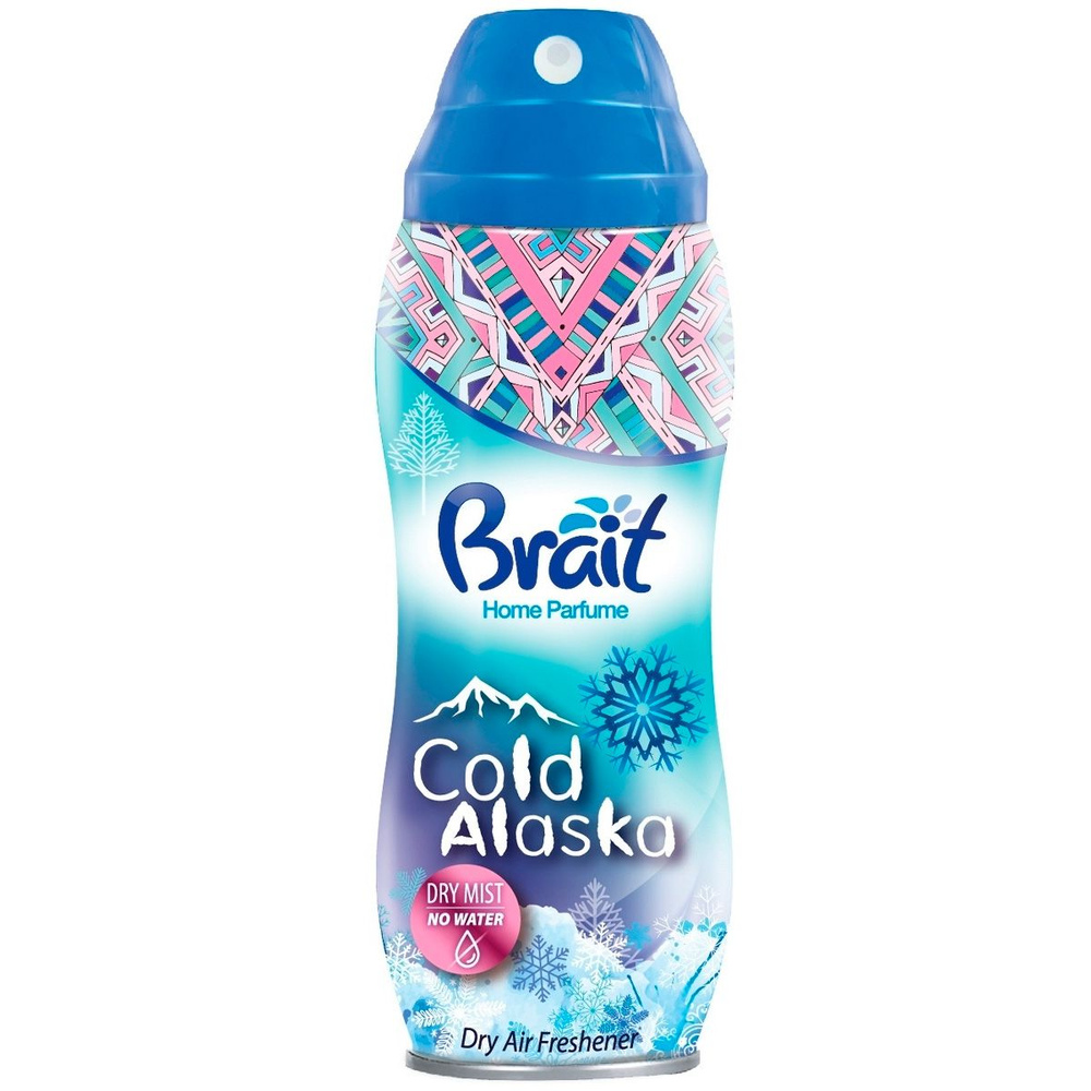 Brait Освежитель воздуха COLD ALASKA, сухой, аромат Эвкалипт и Цветочно-фруктовый (300 мл)  #1