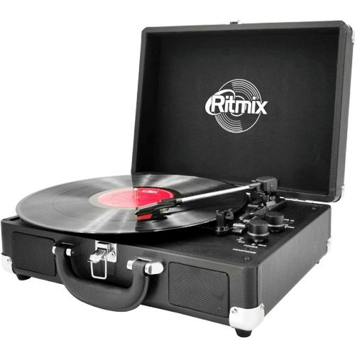 Виниловый проигрыватель Ritmix LP-120 Black #1