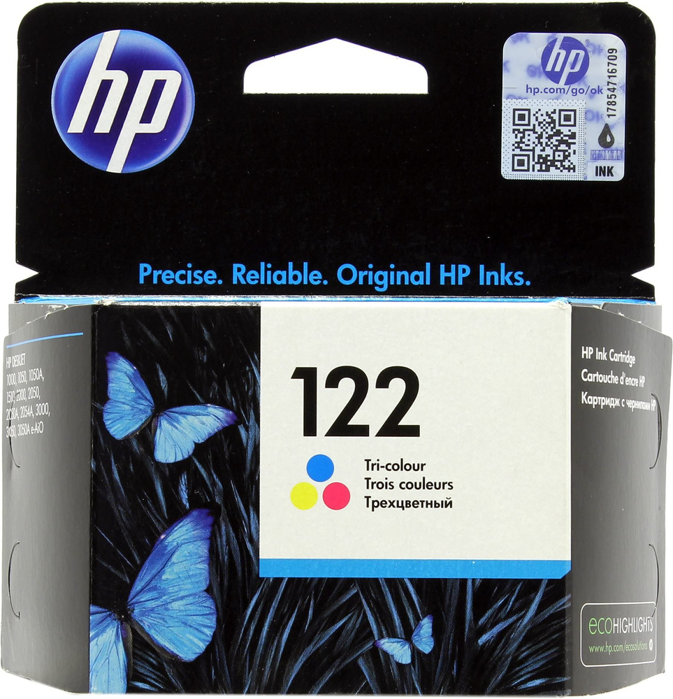 Картридж для струйного принтера HP CH562HE, цветной (122) #1