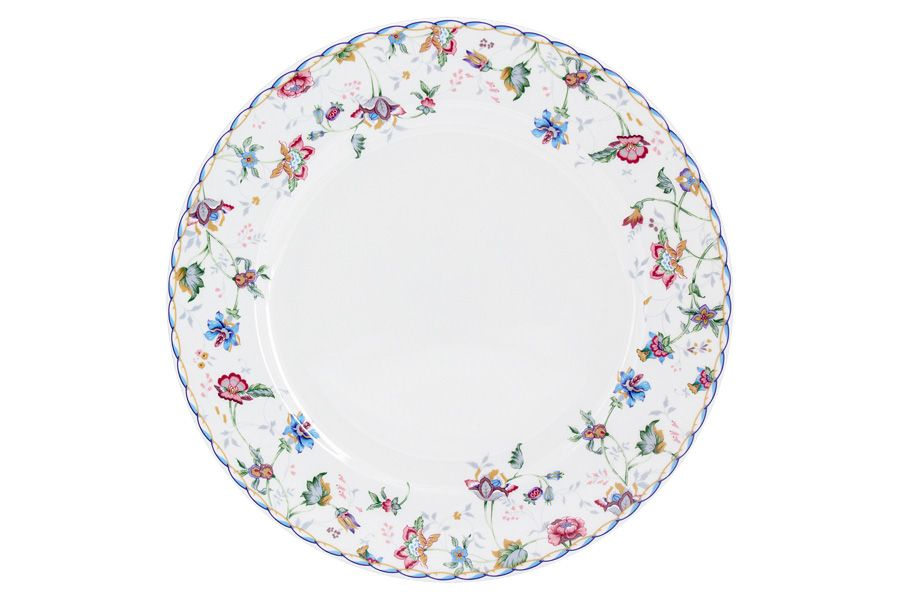 Тарелка сервировочная обеденная 27 см Anna Lafarg Emily Букингем, костяной фарфор, столовые мелкая, закусочная, #1