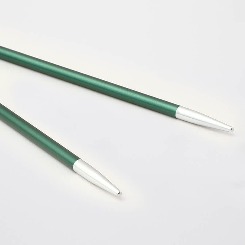 Спицы для вязания съемные укороченные 3 мм 8,5 см KnitPro Zing, 2 шт., нефритовый (47528)  #1