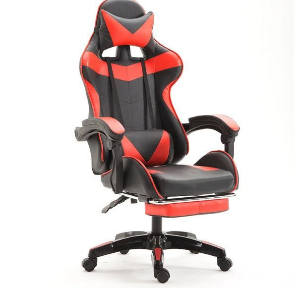 Игровое компьютерное кресло, черный, красный #1