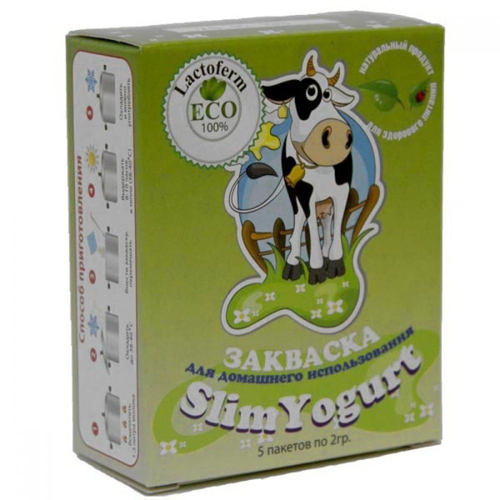 Закваска Йогурт SlimYogurt Lactoferm ECO 1 пакет  #1