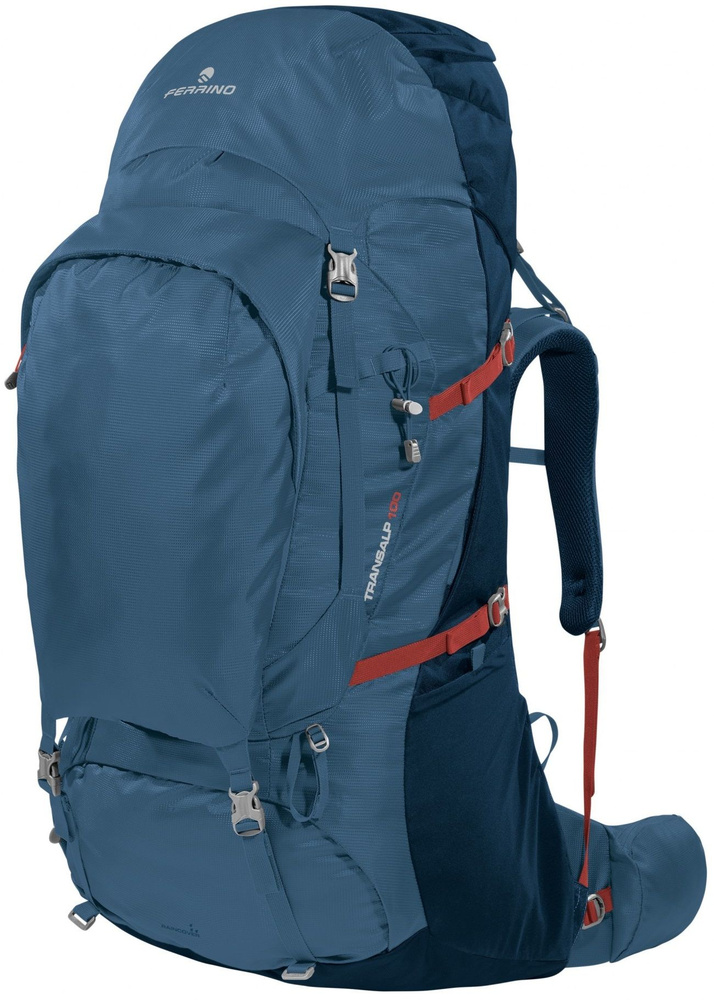 Рюкзак туристический Ferrino Transalp 100 Blue #1