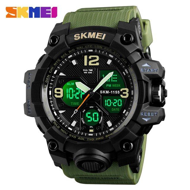 Наручные тактические часы Skmei 1155B #1