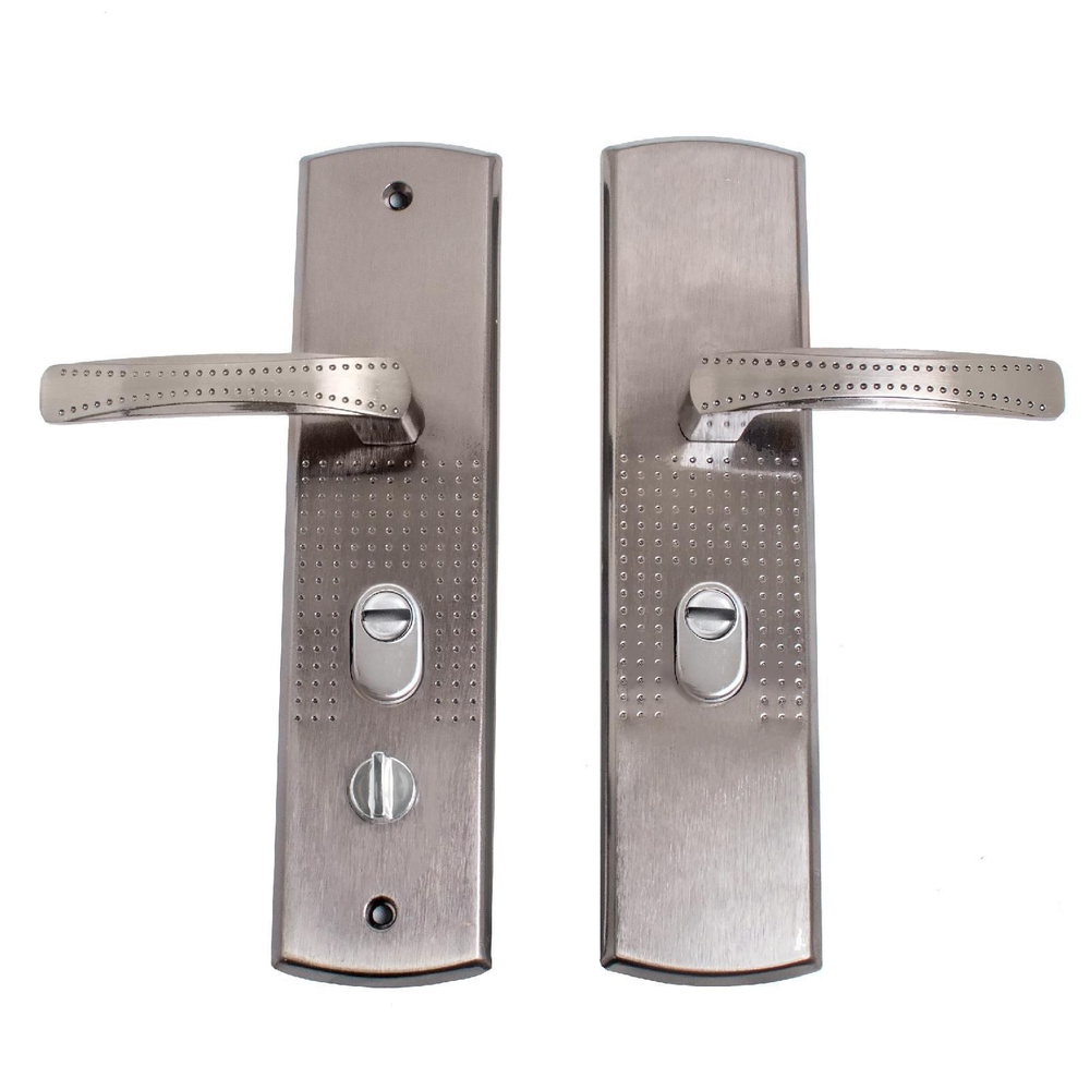 Комплект ручек для китайских металлических дверей Аллюр РН-А222-R правая  #1