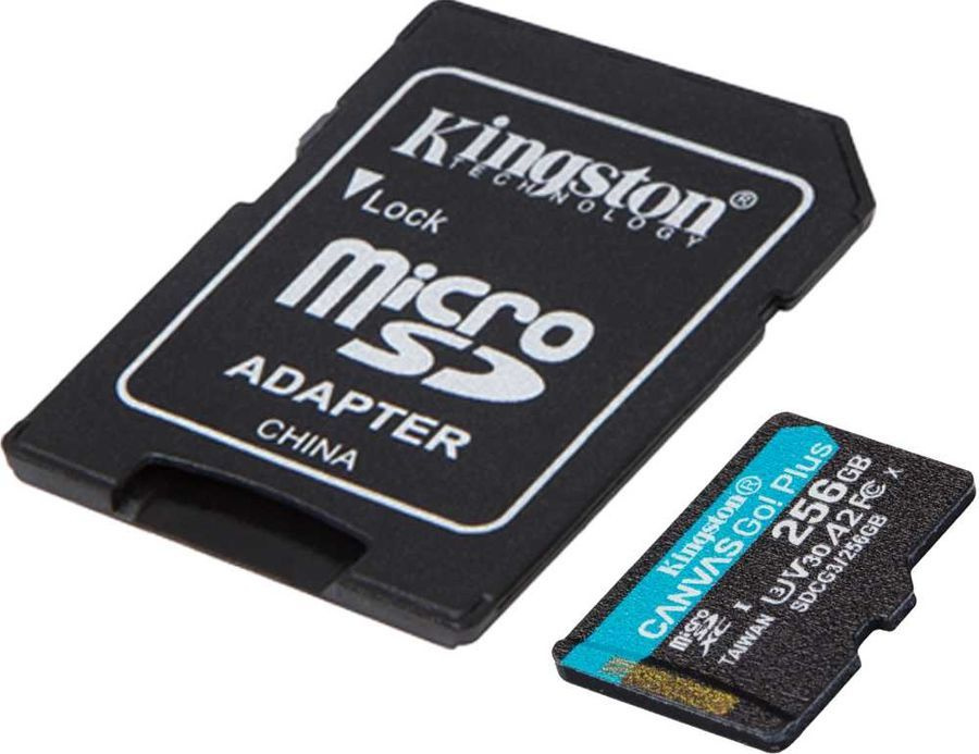 Карта памяти Kingston Canvas Go microSDXC 256Gb UHS-I U3 R170/W90Mb (SDCG3/256GB) #1