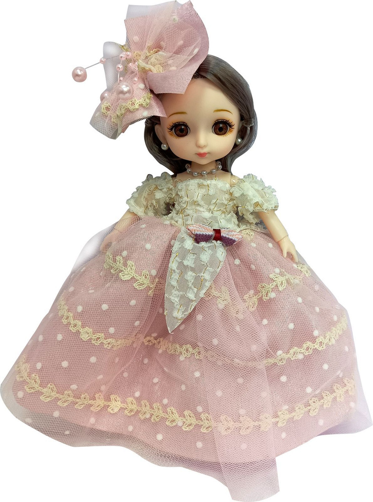 Кукла SHENG HAI Принцесса в розовом, 19 см 181581 #1