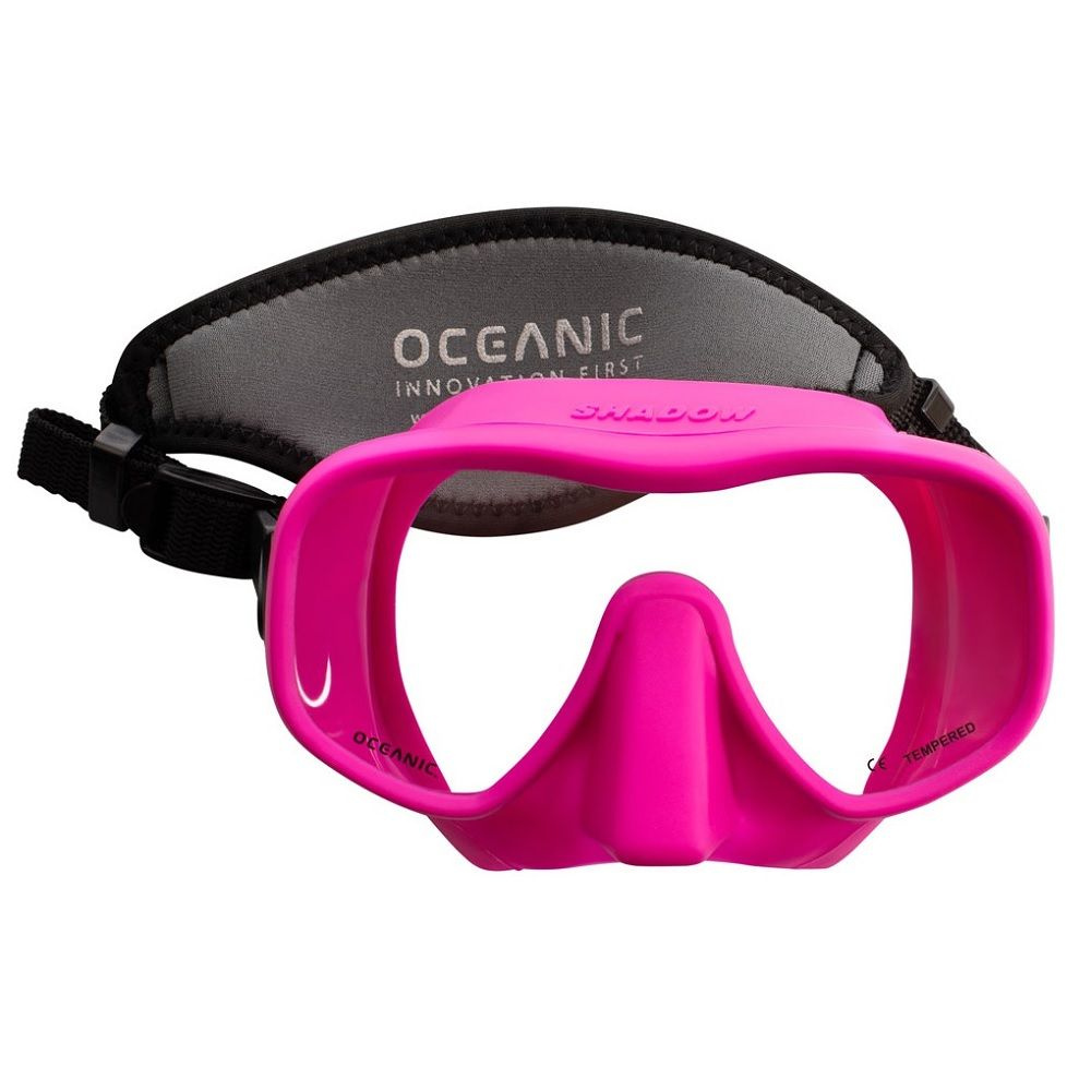 Маска для подводного плавания Oceanic Shadow Pink розовый #1