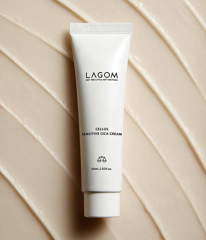 Крем для лица успокаивающий LAGOM Cellus Sensitive Cica Cream 60 мл #1