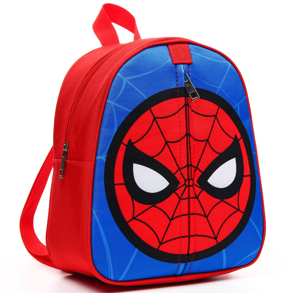 Рюкзак детский Человек-паук, на молнии, 23х27 см #1