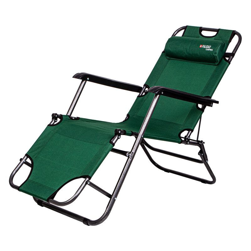Кресло-шезлонг двух позиционное 156 х 60 х 82 см, Camping Palisad #1