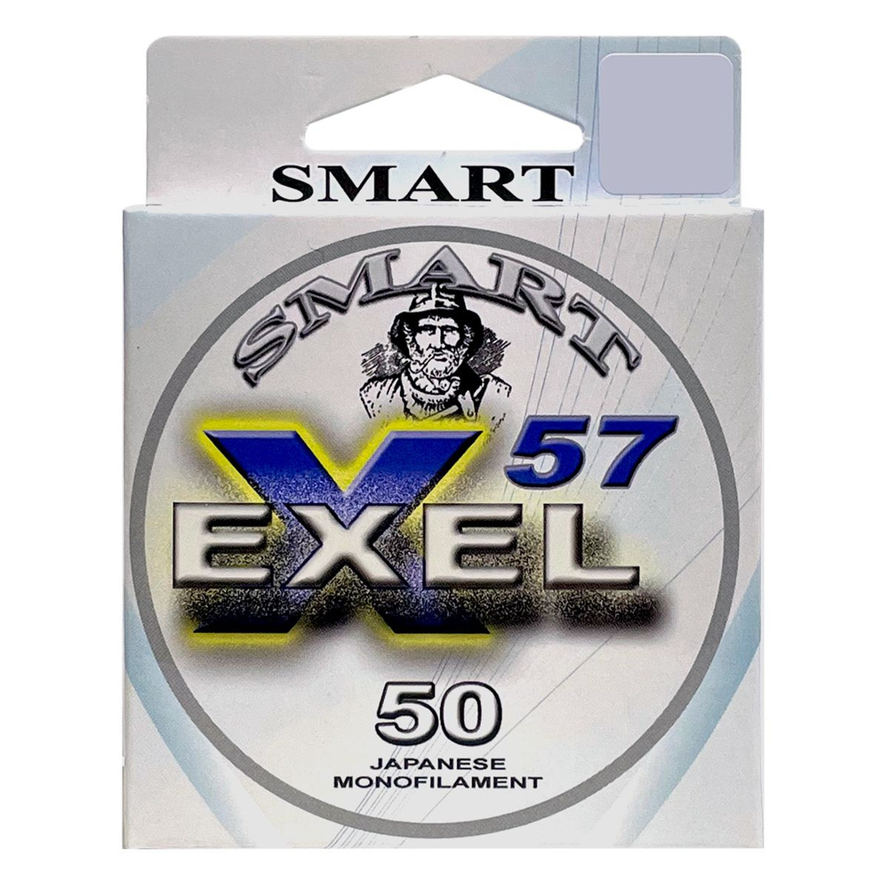 Леска для рыбалки Smart (Maver) Exel 57 50 м, 0.10 мм, 2.1 кг / Для летней и зимней ловли  #1