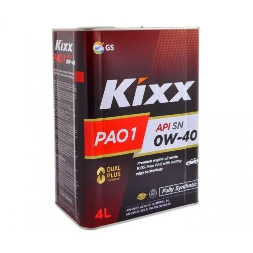Kixx 0W-40 Масло моторное, Синтетическое, 4 л #1