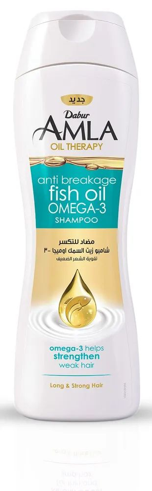 Dabur Amla Шампунь против ломкости волос с Омега-3 400 мл (Anti breakage Fish Oil Omega-3)  #1