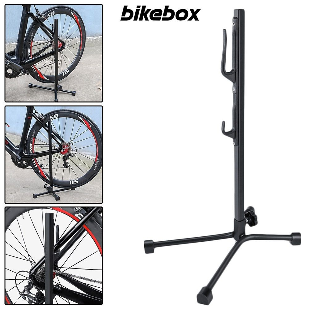 Подставка для велосипеда Bikebox BH-014 универсальная, складная чёрная  #1