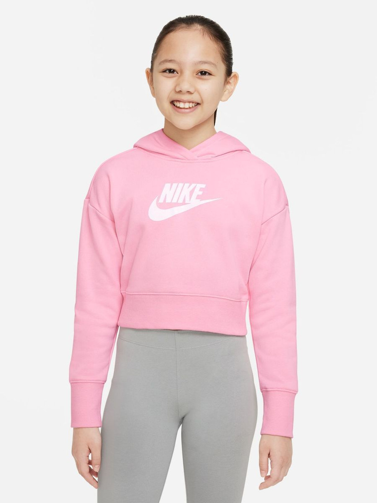 Худи Nike G Nsw Club Ft Crop Hoodie Hbr #1