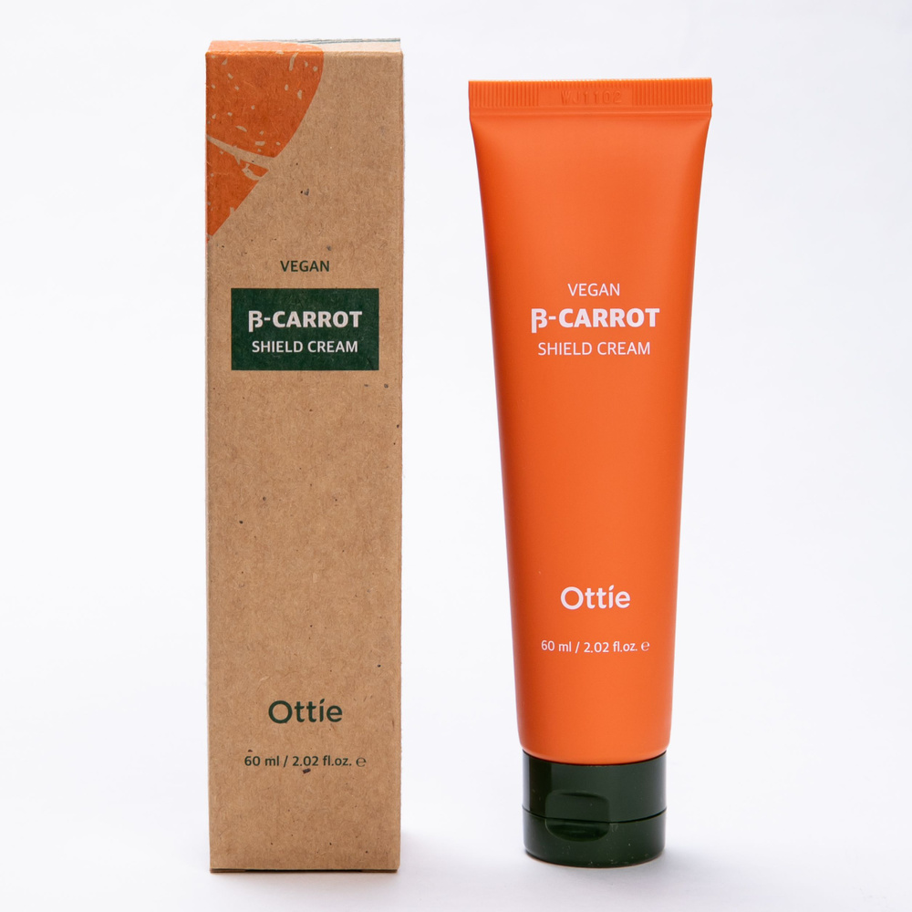 Укрепляющий крем на основе гидролата органической моркови Ottie Vegan Beta-Carrot Shield Cream, 60 мл #1