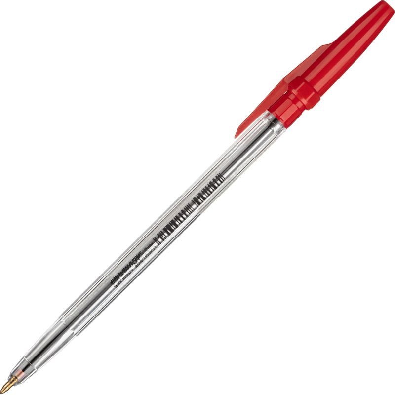 Ручка шариковая неавтоматическая CORVINA 51 Classic красный 1,0 мм Италия, 10шт  #1