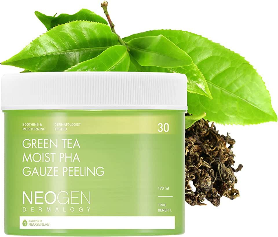 Neogen Пилинг-пэды с зеленым чаем Dermalogy Green Tea Moist PHA Gauze Peeling 30шт  #1