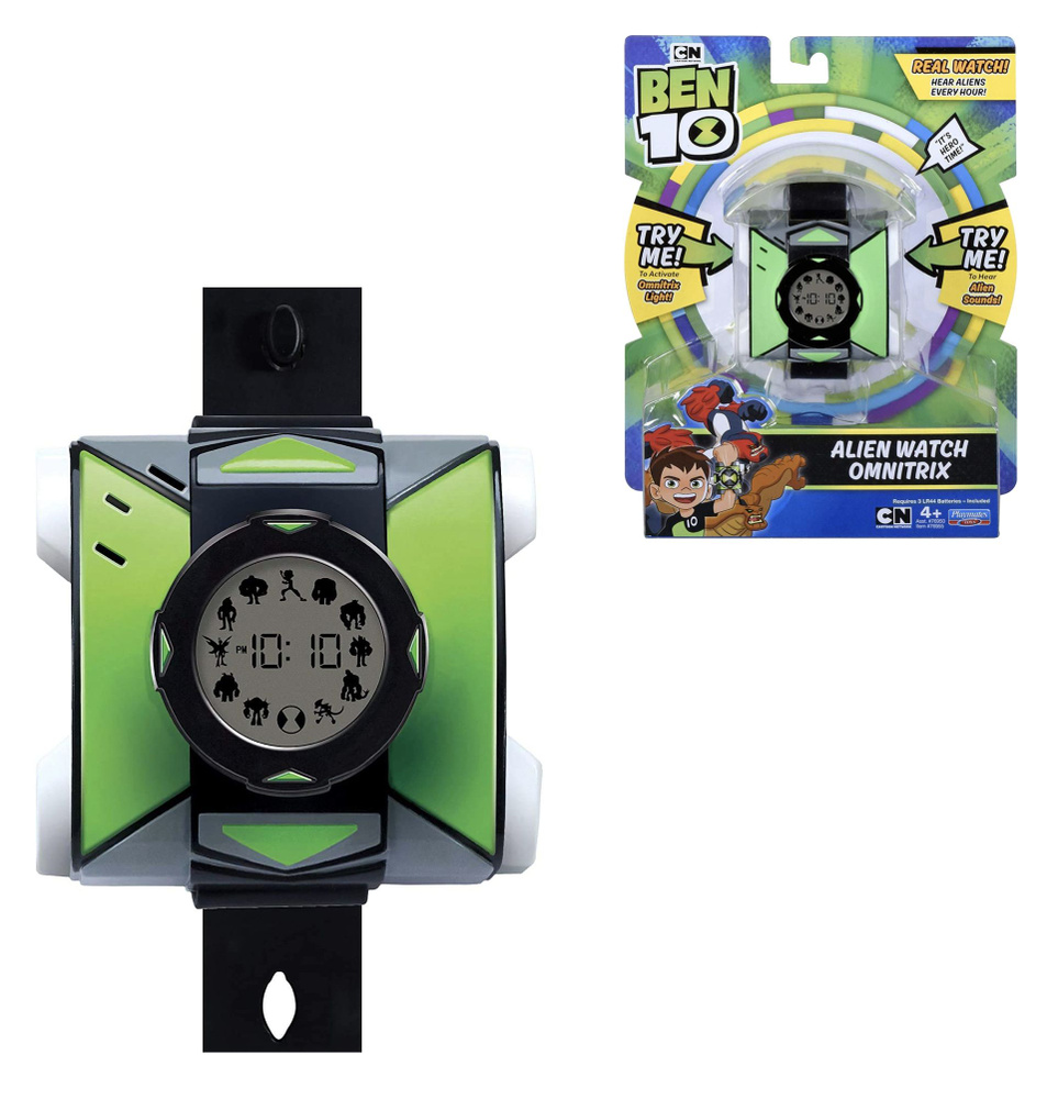 Интерактивная игрушка Бен 10 Часы Омнитрикс электронные Ben 10 Alien Watch Omnitrix 76955  #1