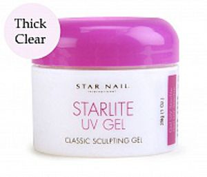 Гель Star Nail для ногтей скульптурный прозрачный StarLite Thick Clear 28 г  #1