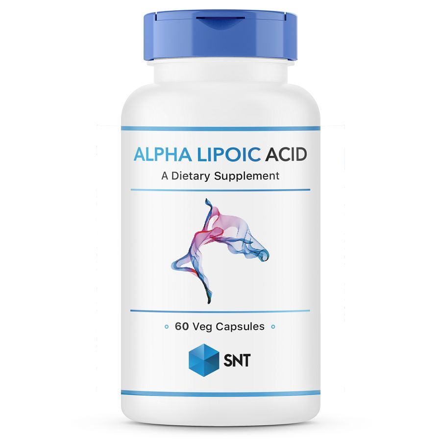 Антиоксидант SNT Alpha lipoic acid 600 mg 60 caps / СНТ Альфа-липоевая кислота 600 мг, 60 растительных #1