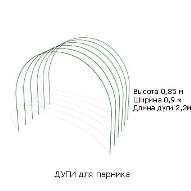 Мини-тепличка Дуга для парника. 2.5, ABS пластик #1