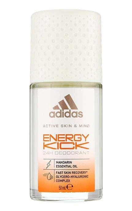 Дезодорант шариковый 24H Adidas Energy Kick Roll-on 50 мл (Из Финляндии)  #1